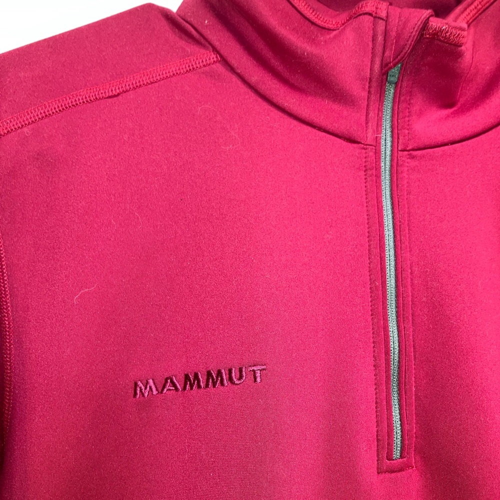 Mammut Crimson mid-layer Half-Zip long sleeve Pullover Women’s size L - Picture 12 of 14